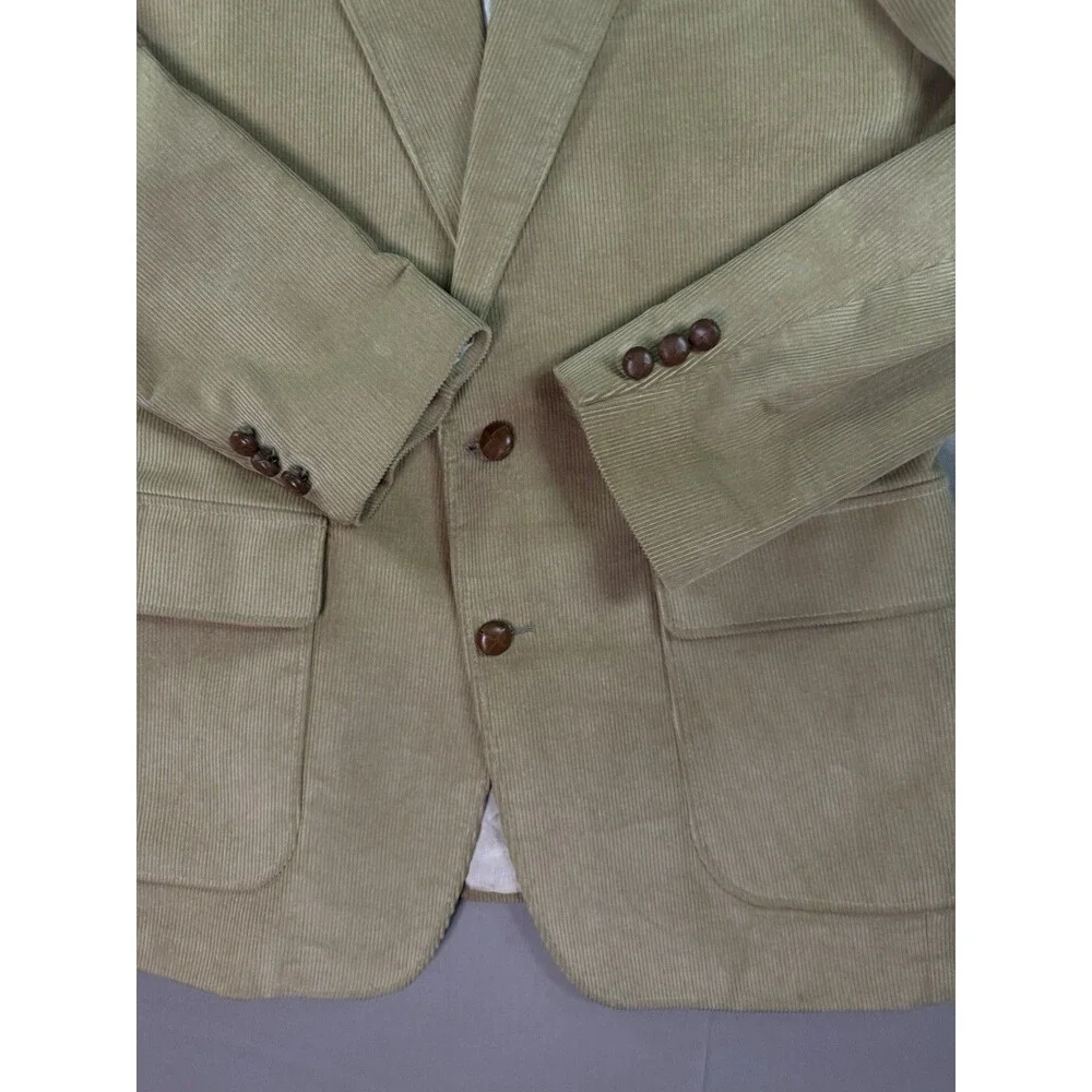 Vintage Austin Manor Sport Coat Blazer Corduroy Jacket Mens 40R